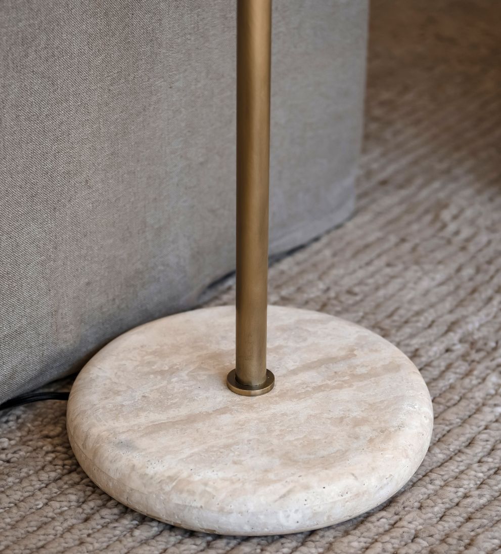 Camille Multi-Light Brass Floor Lamp Floor Lamps