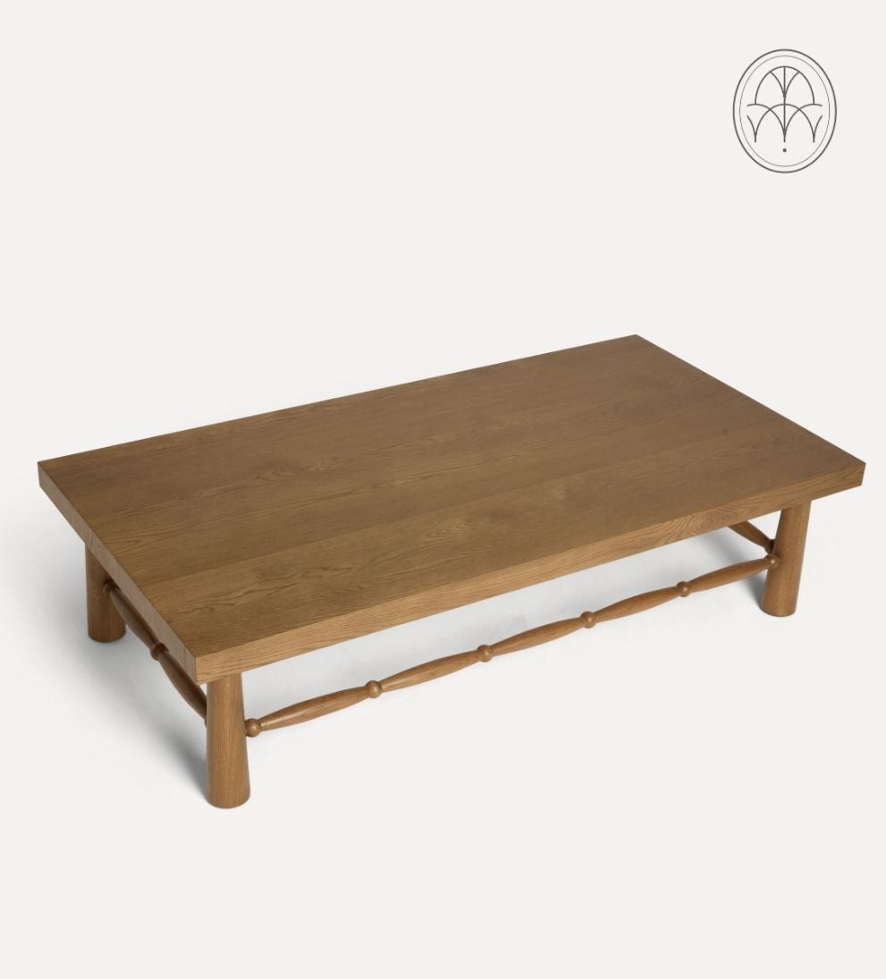 Hydrangea Chestnut Spindle Coffee Table Coffee Tables