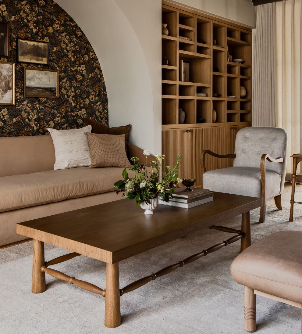 Hydrangea Chestnut Spindle Coffee Table Coffee Tables