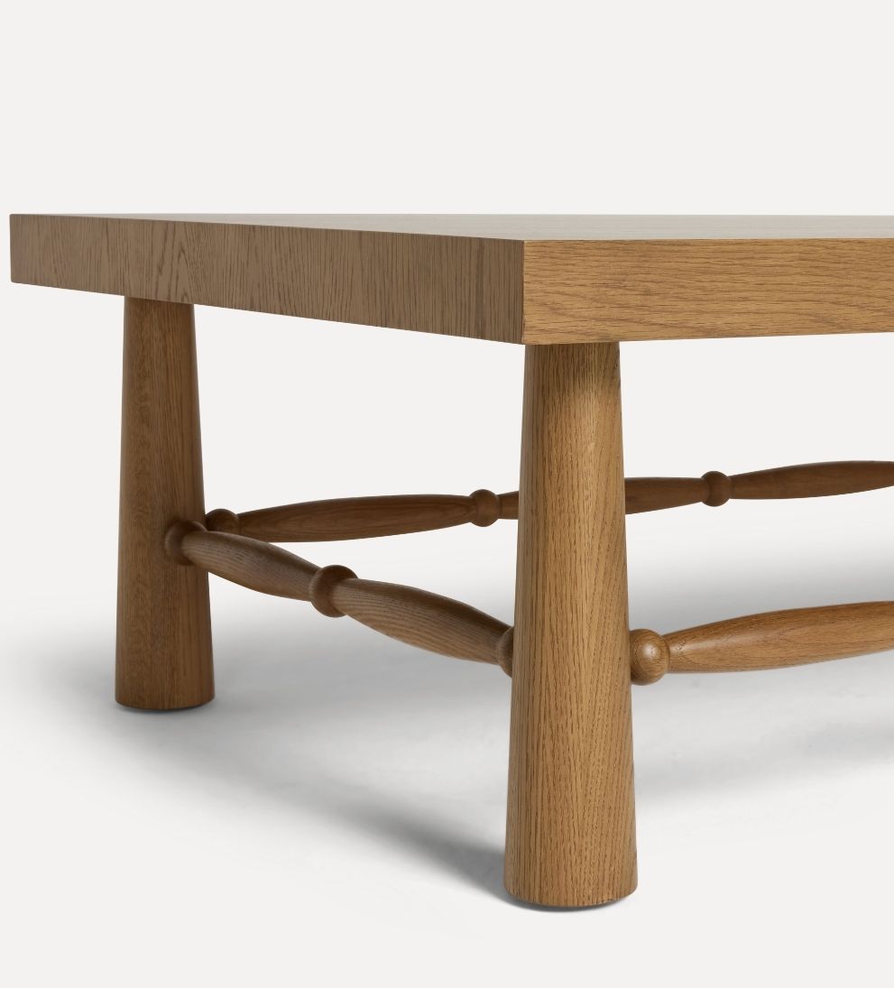 Hydrangea Chestnut Spindle Coffee Table Coffee Tables