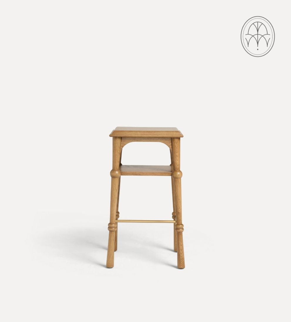 Peony Chestnut Shelf Side Table Side Tables