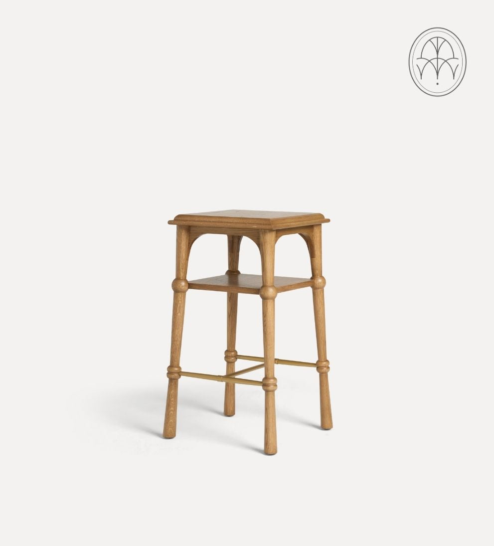 Peony Chestnut Shelf Side Table Side Tables