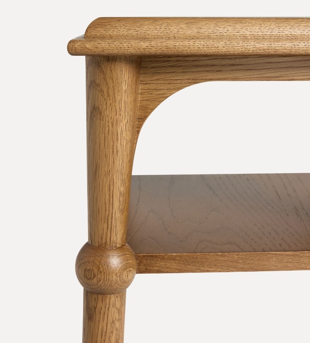 Peony Chestnut Shelf Side Table Side Tables