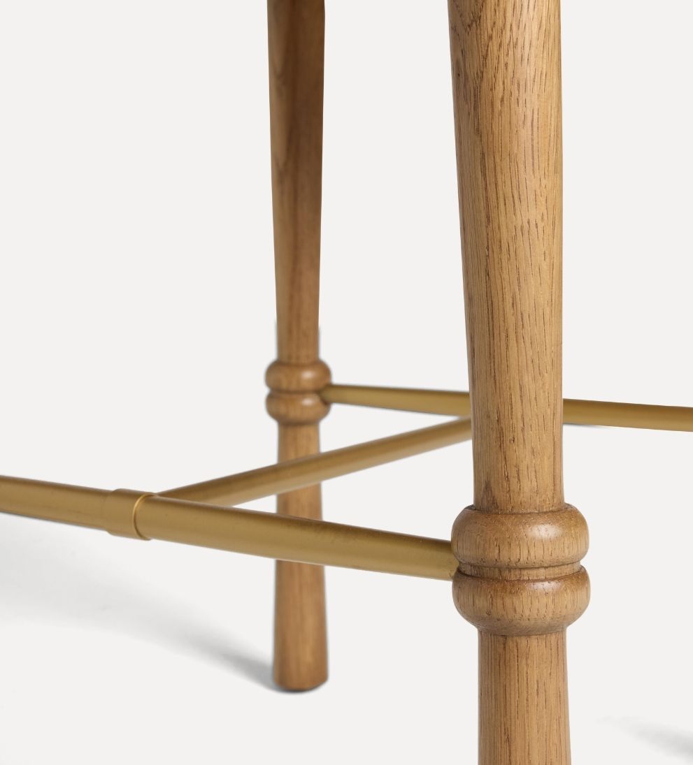 Peony Chestnut Shelf Side Table Side Tables