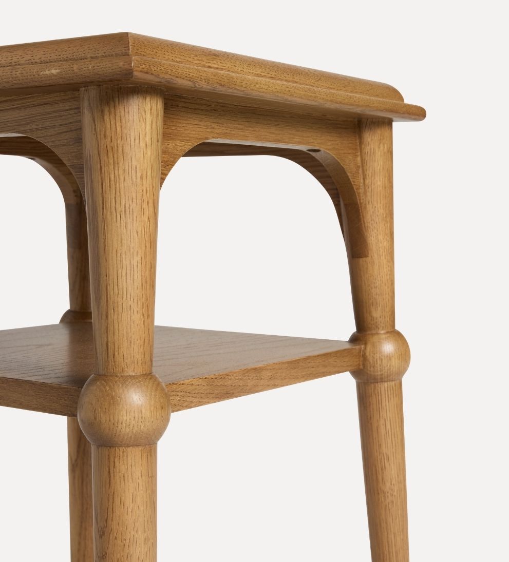 Peony Chestnut Shelf Side Table Side Tables
