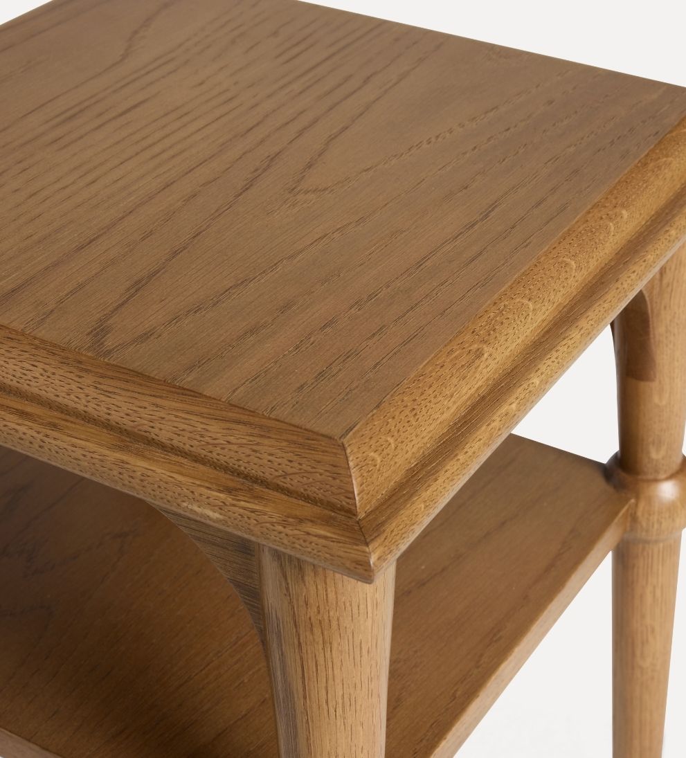 Peony Chestnut Shelf Side Table Side Tables