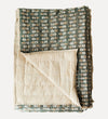 Flora Block Print Quilt in Olive Quilt