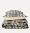 Flora Block Print Quilt in Olive Quilt