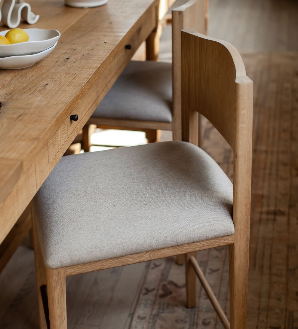 Ophelia White Oak Counter Stool Counter Stools