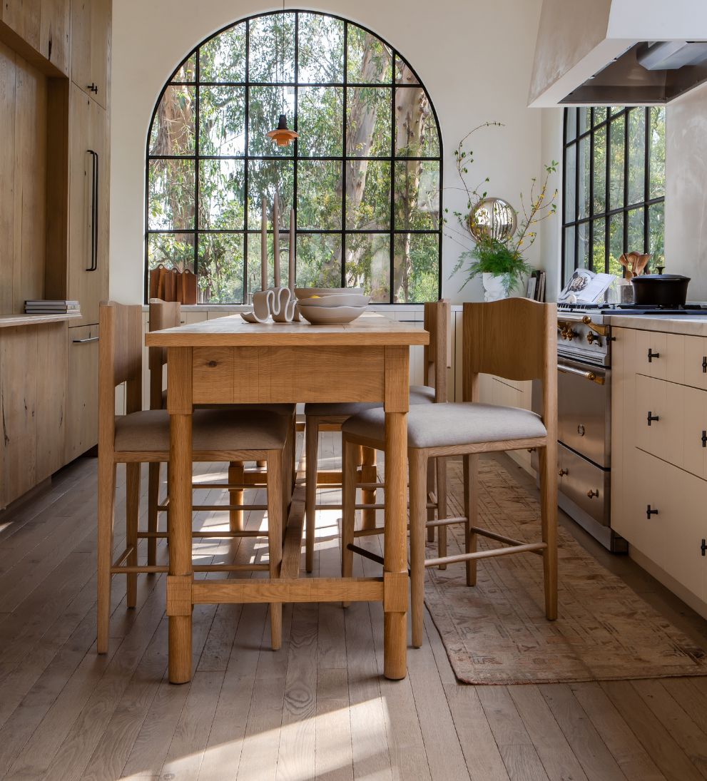 Ophelia White Oak Counter Stool Counter Stools