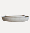 Oval Concrete Tray Trays