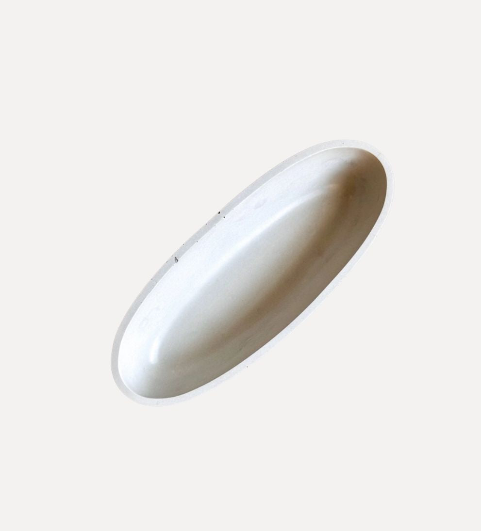 Oval Concrete Tray Trays