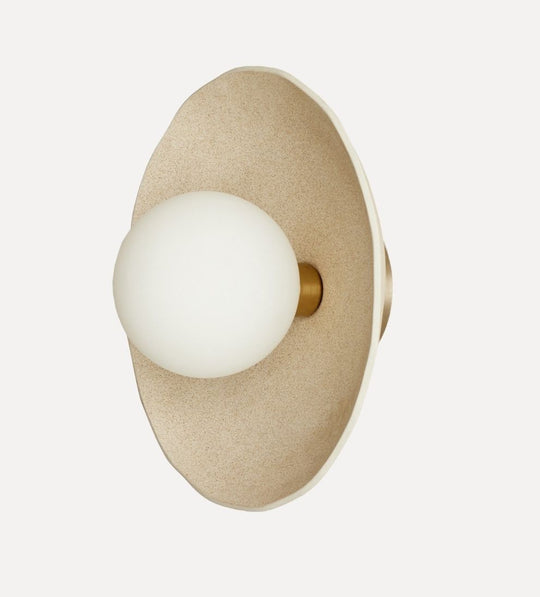 Organic Ceramic Sconce