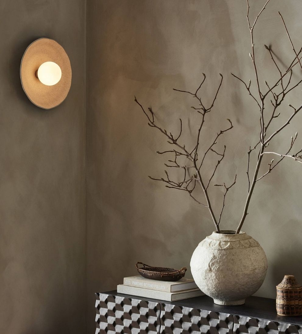 Organic Ceramic Sconce Sconces