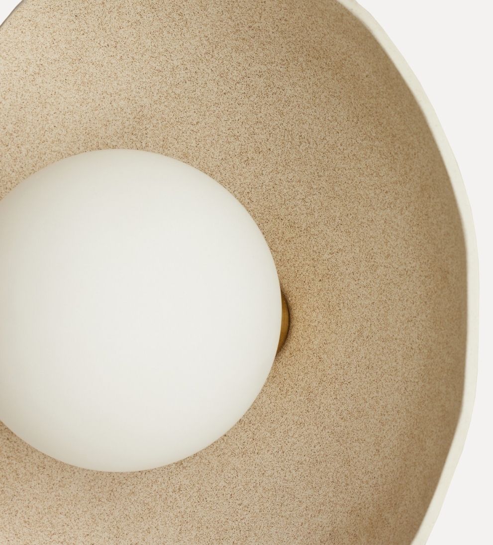 Organic Ceramic Sconce Sconces