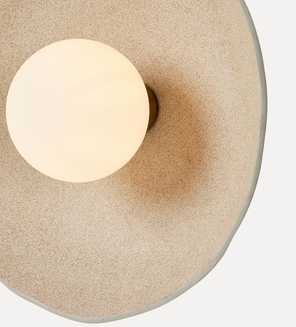 Organic Ceramic Sconce Sconces