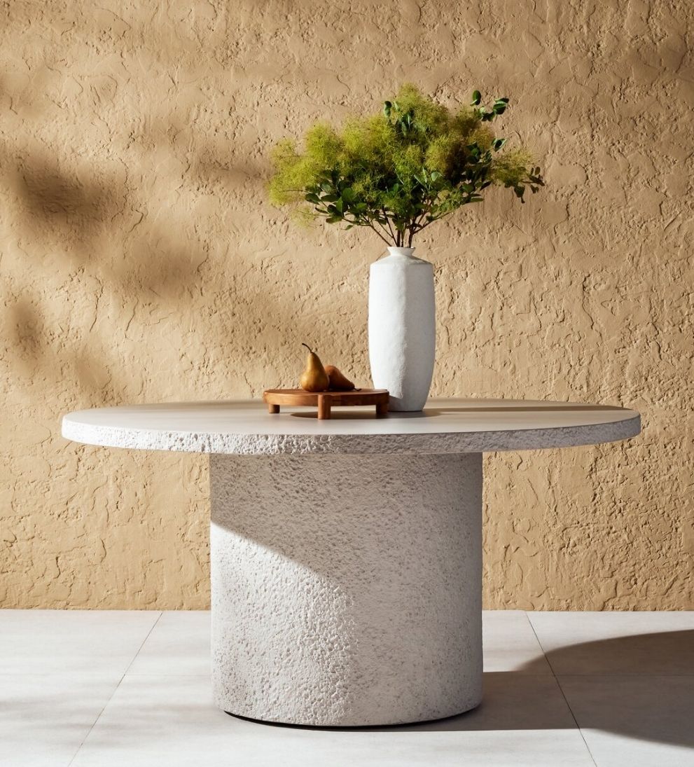 Otero Round Outdoor Dining Table Outdoor Tables