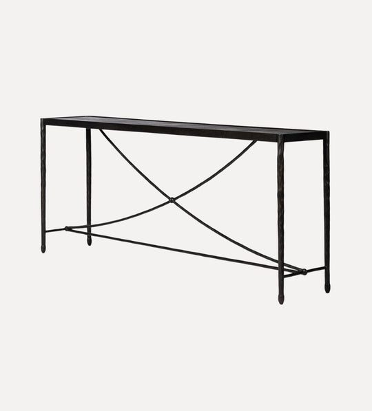 Otto Console Table in Textured Bronze