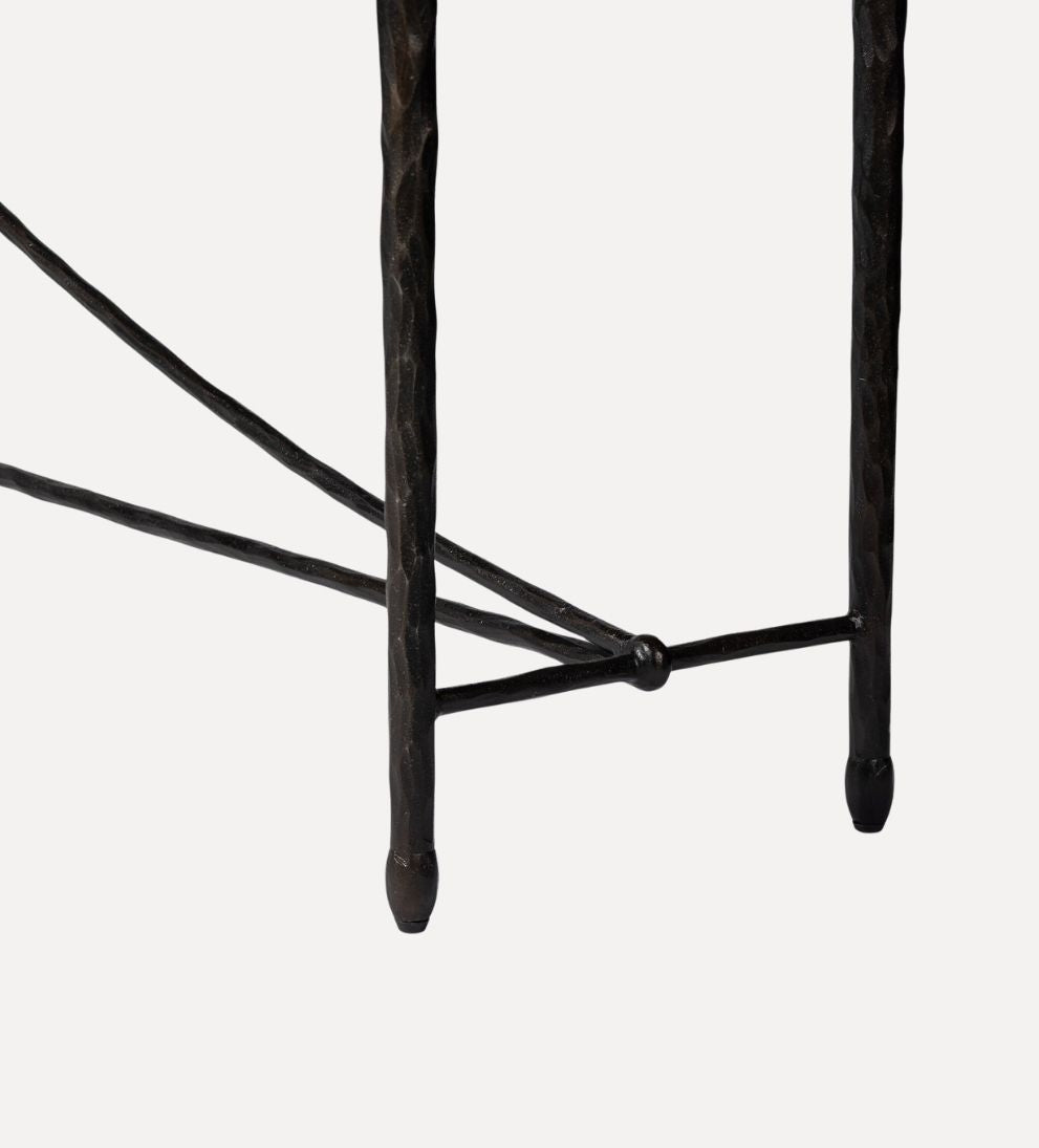 Otto Console Table in Textured Bronze Consoles