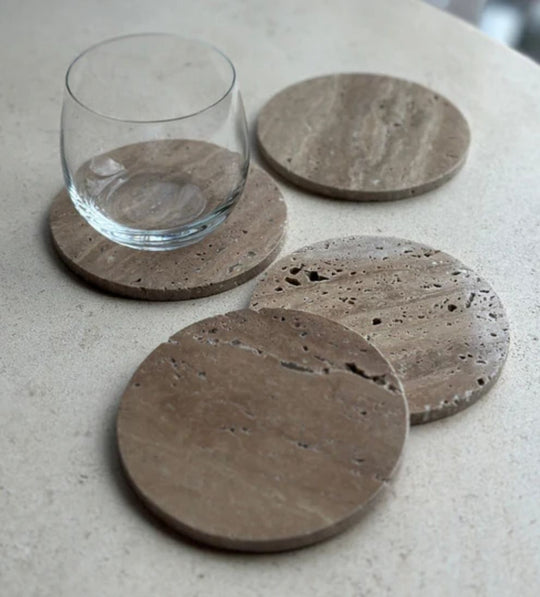 Oversized Stone Coaster Set