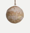 Paper Mache Ball Ornament Holiday decor