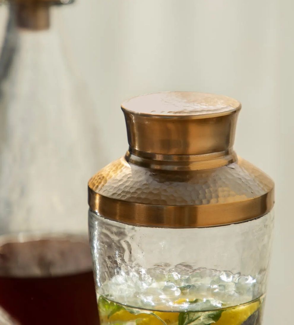 Pebbled Cocktail Shaker Serveware