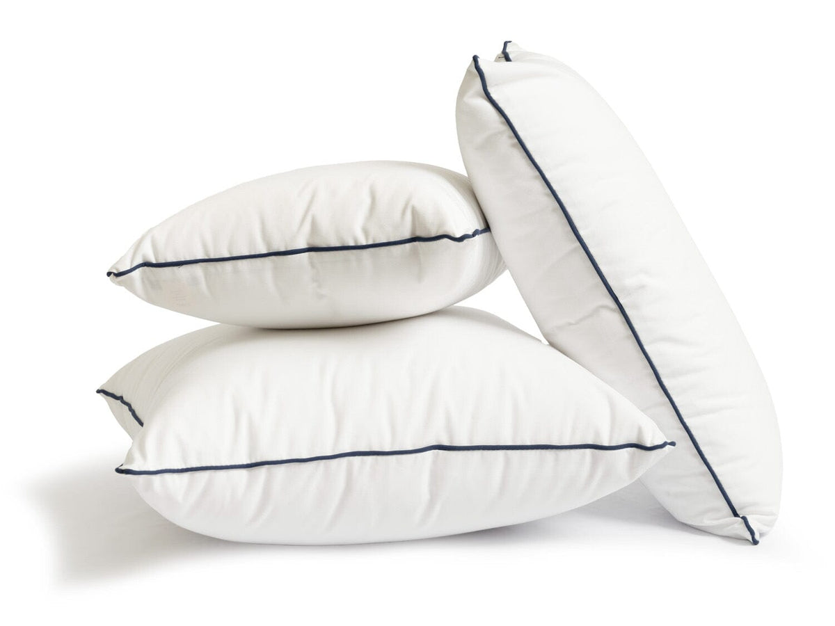 The Small Square Throw Pillow - Rivie White Outdoor Pillows