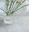 Pressed Clear Glass Low Bowl Bowls
