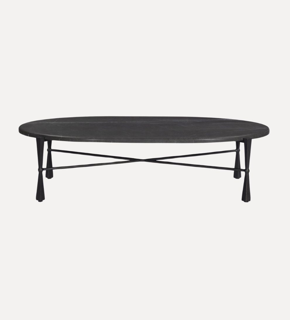 Raina Coffee Table in Grey Italian Marble Coffee Tables