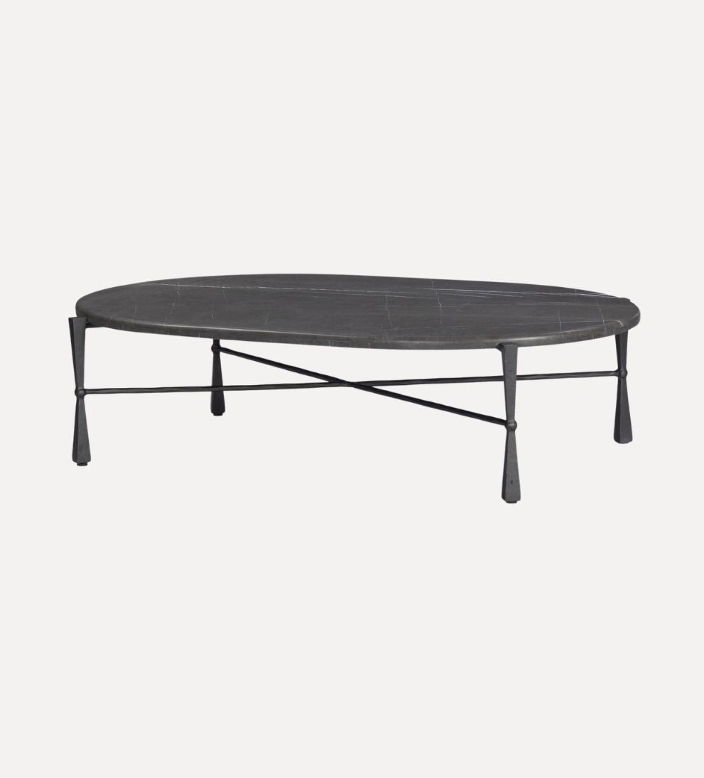 Raina Coffee Table in Grey Italian Marble Coffee Tables