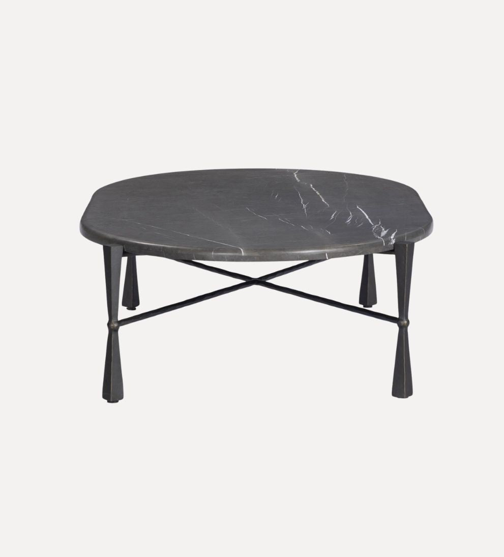 Raina Coffee Table in Grey Italian Marble Coffee Tables