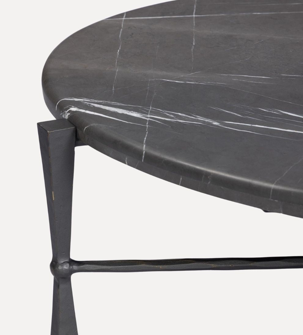 Raina Coffee Table in Grey Italian Marble Coffee Tables
