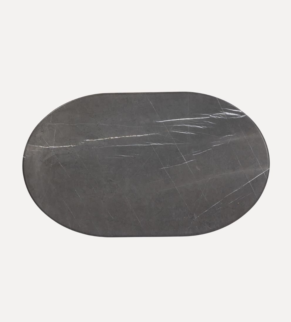 Raina Coffee Table in Grey Italian Marble Coffee Tables