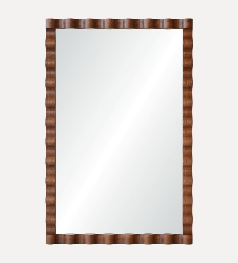Ravello Edge Mirror in Dark Oak Wall Mirrors
