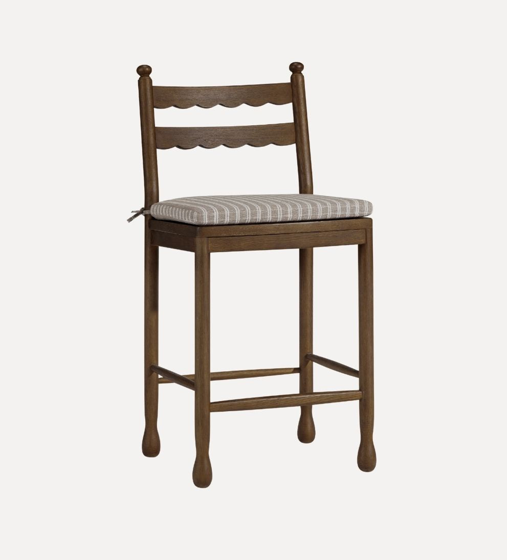 Ronan Counter Stool in Brown Oak Counter Stools