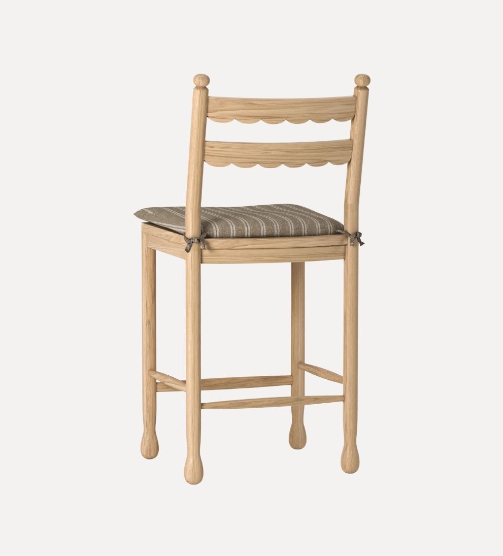 Ronan Counter Stool in White Oak Counter Stools