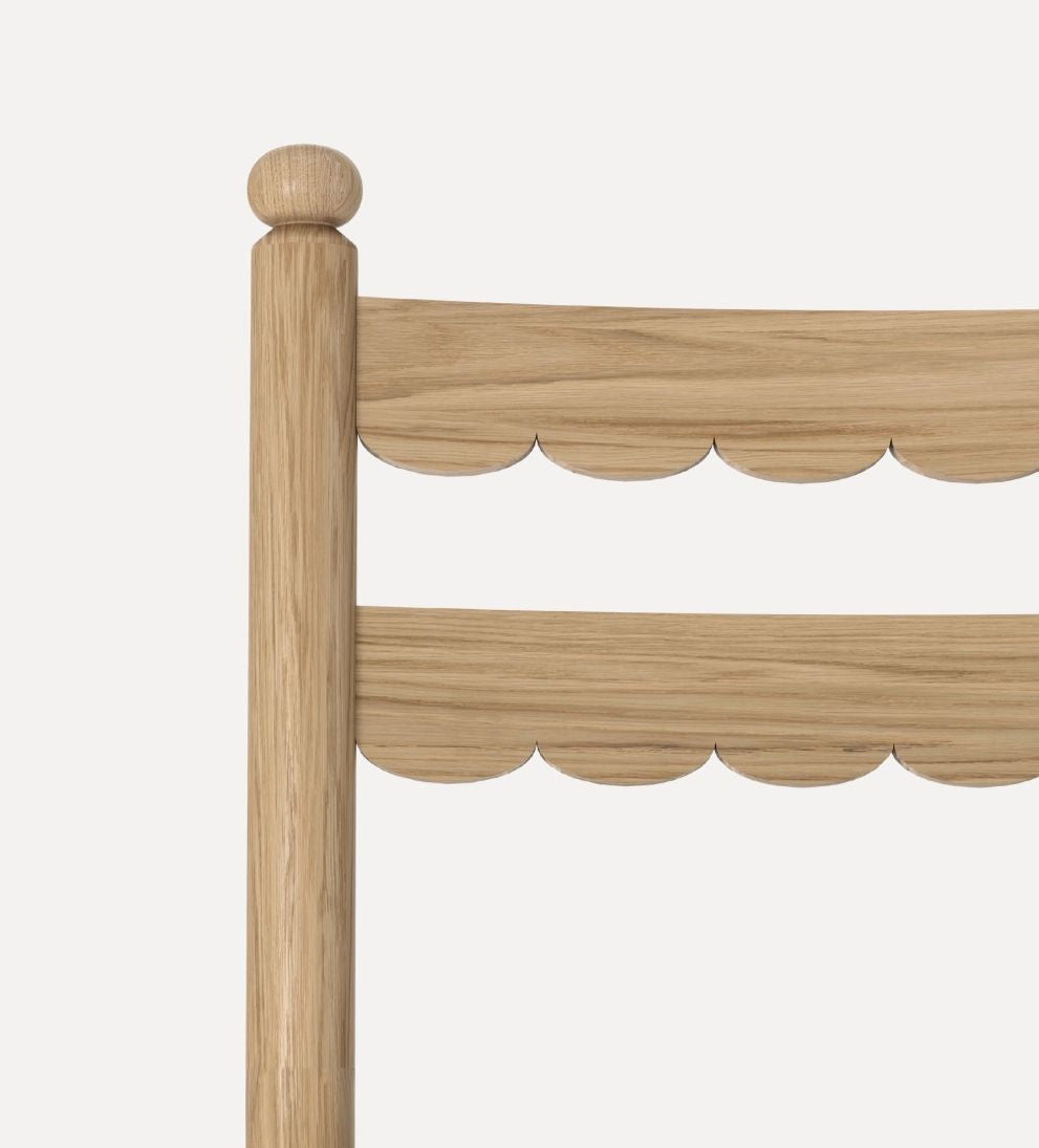 Ronan Counter Stool in White Oak Counter Stools