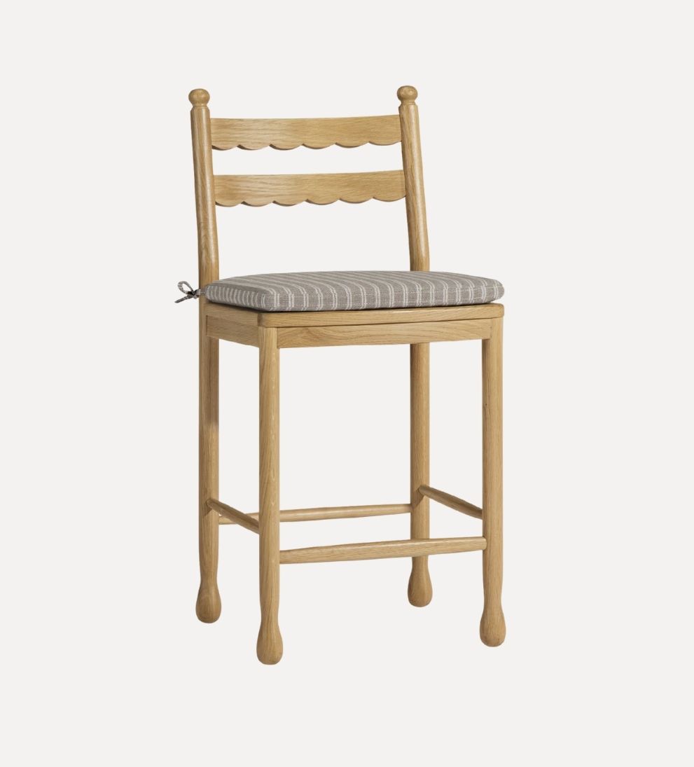 Ronan Counter Stool in White Oak Counter Stools