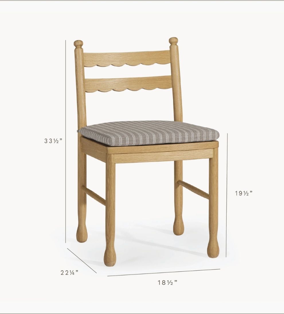 Ronan Dining Chair (set of 2) - White Oak Dining Chairs