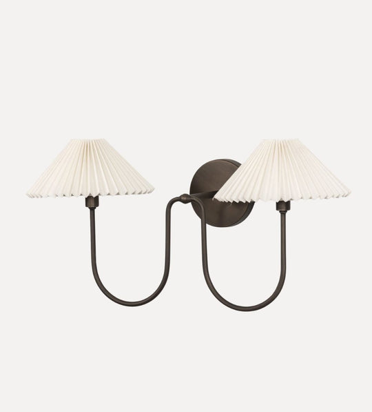 Runa Double Sconce in Light Oil Rubbed Bronze
