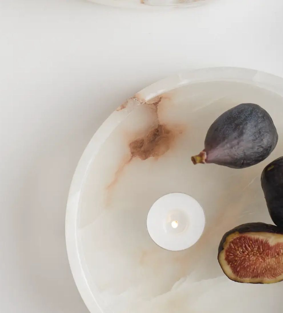 Santo Alabaster Vanity Tray Trays