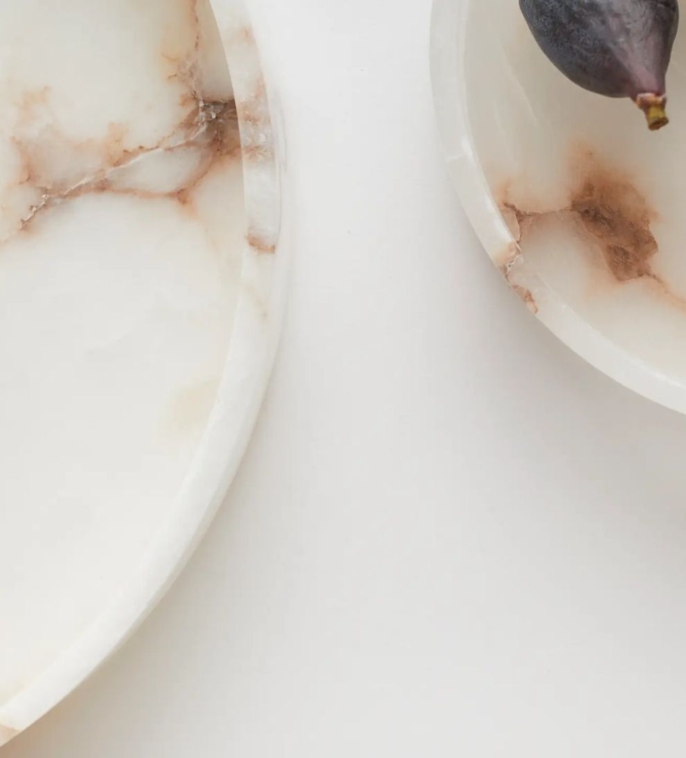 Santo Alabaster Vanity Tray Trays