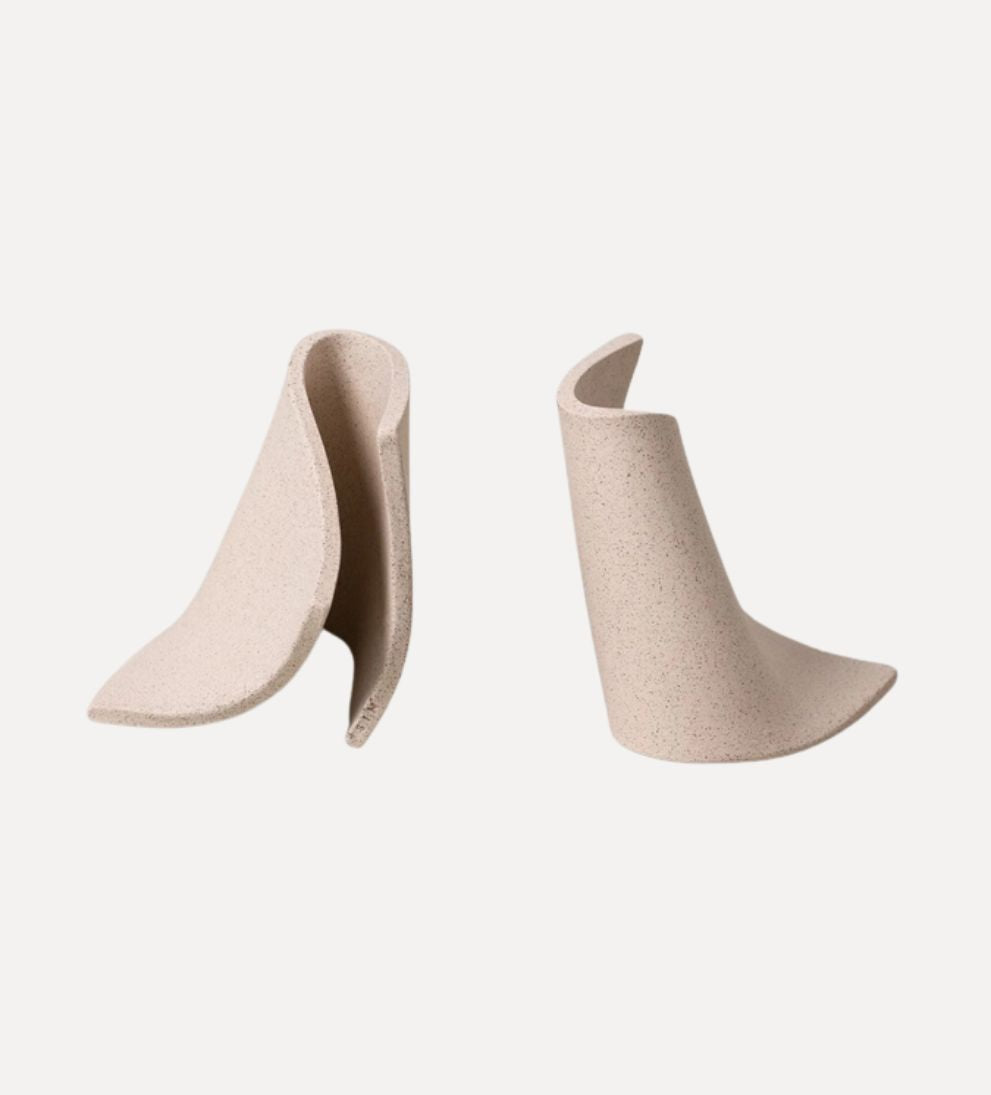 Serra Bookends in Sand Bookends