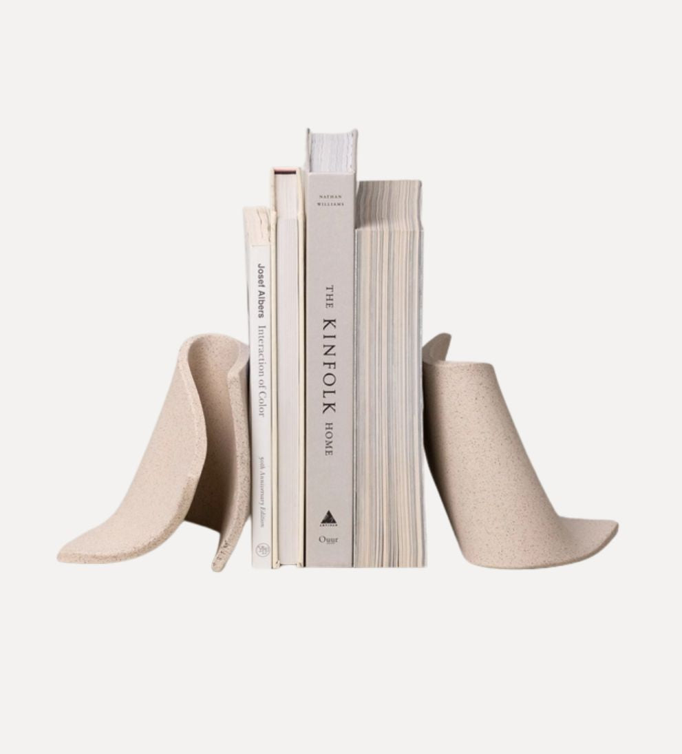 Serra Bookends in Sand Bookends