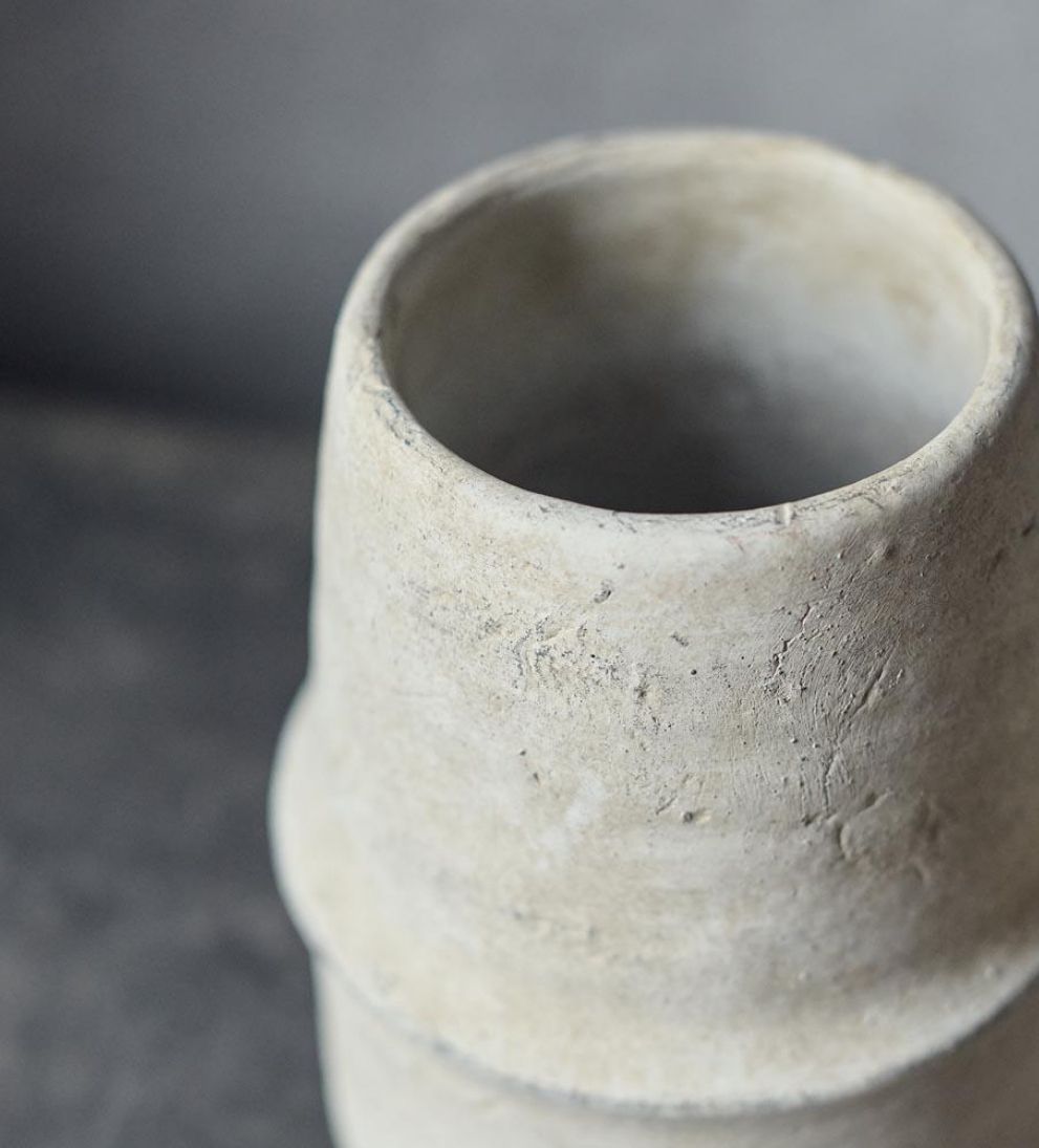 Shelby Cement Vase Vases