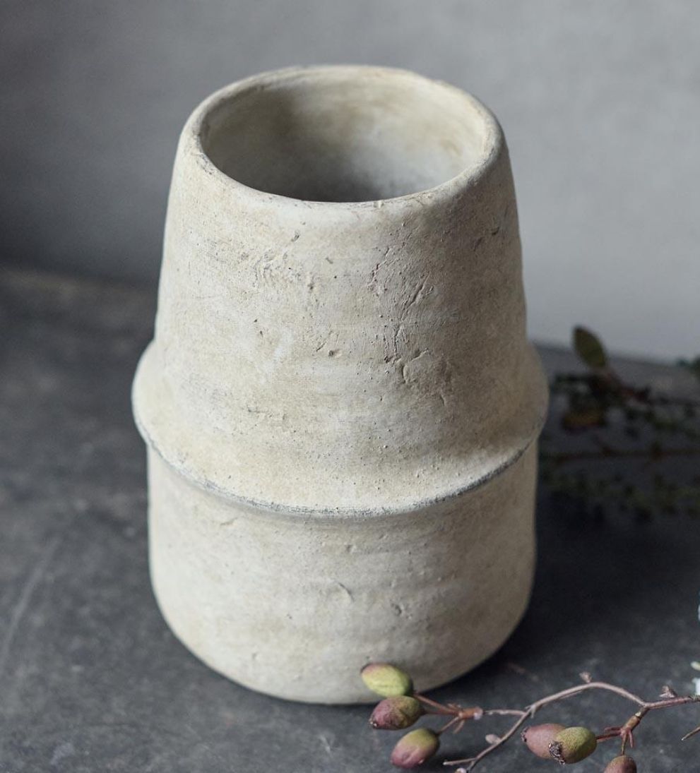 Shelby Cement Vase Vases