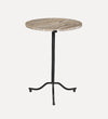 Siobhan End Table in Taupe Marble Side & End Tables