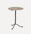 Siobhan End Table in Taupe Marble Side & End Tables