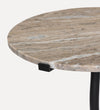 Siobhan End Table in Taupe Marble Side & End Tables