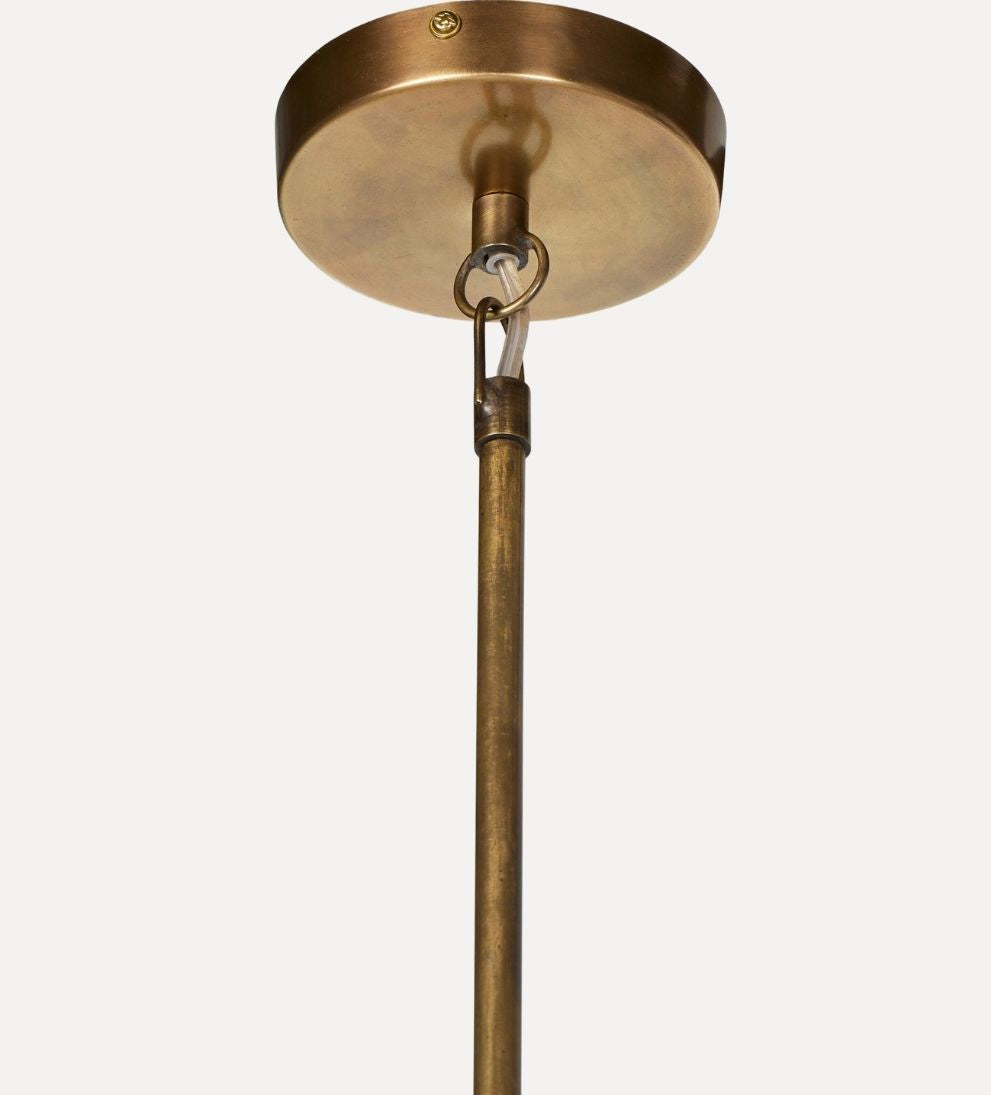 Sonia Chandelier in Aged Brass Pendants + Chandeliers